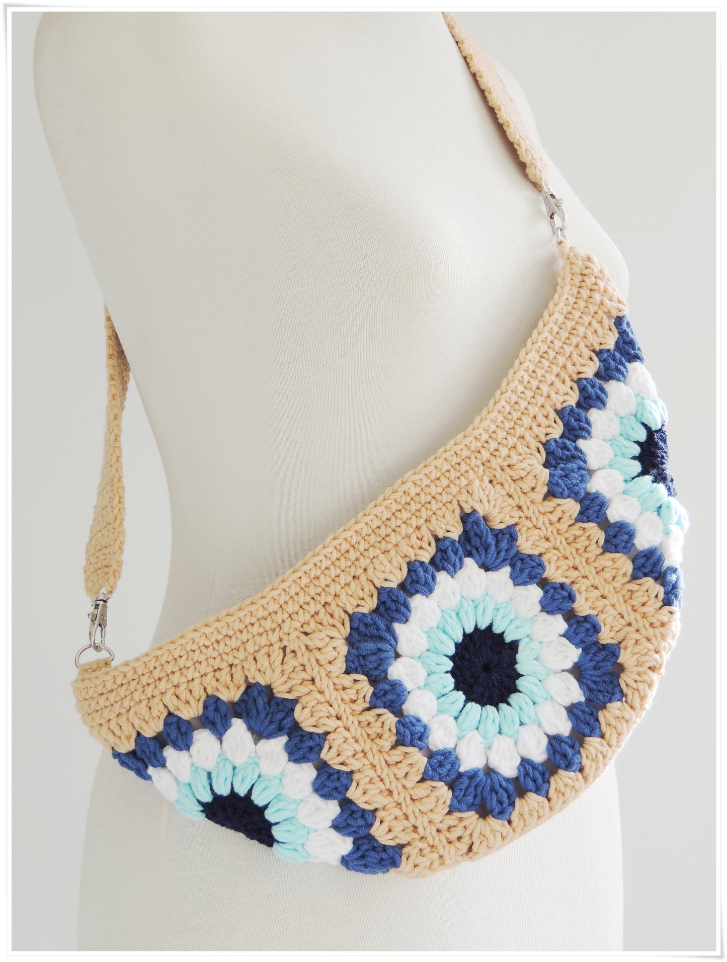 Crochet Small Crossbody Bag