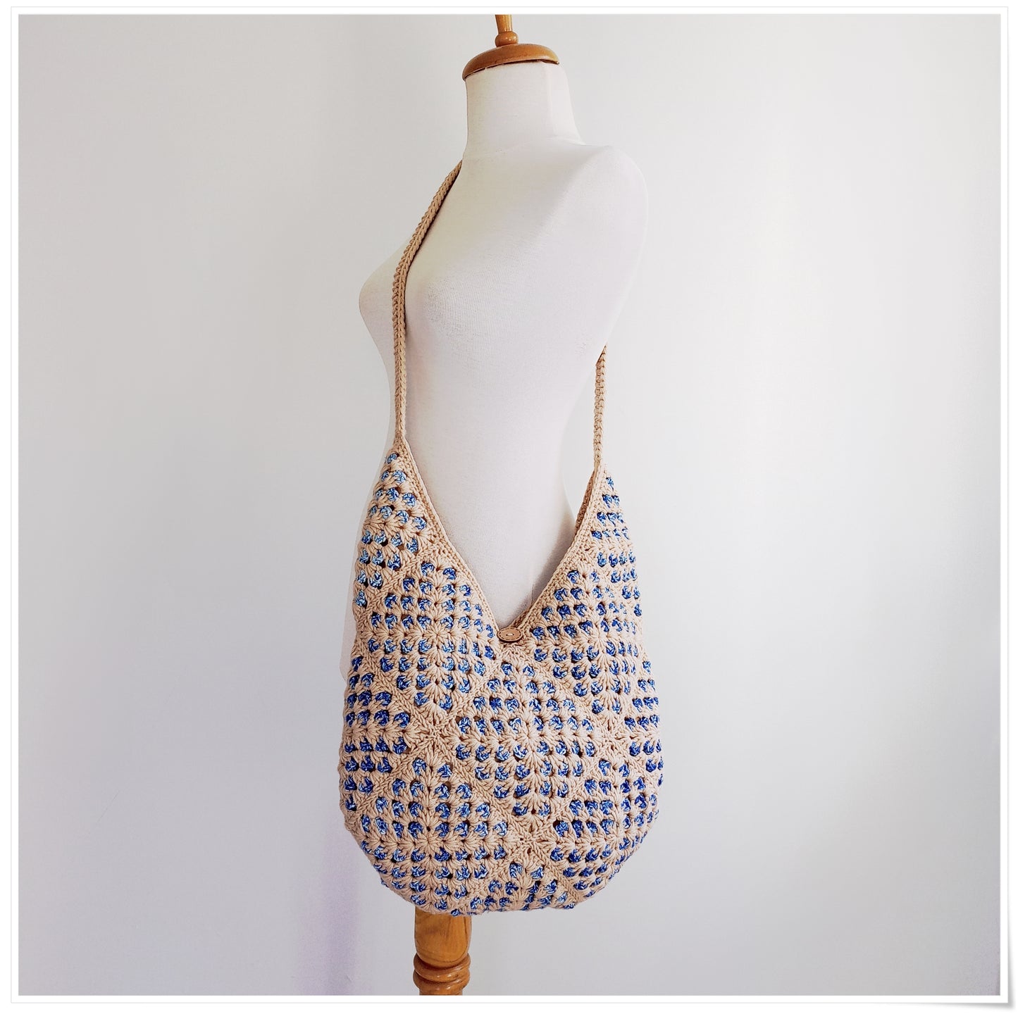 Crochet Granny Square Cross Body Bag