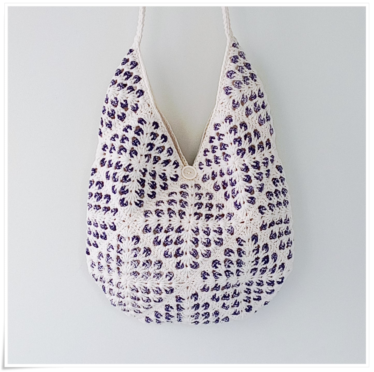 Crochet Granny Square Cross Body Bag