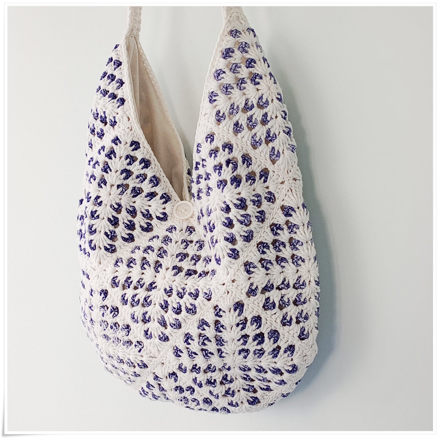 Crochet Granny Square Cross Body Bag