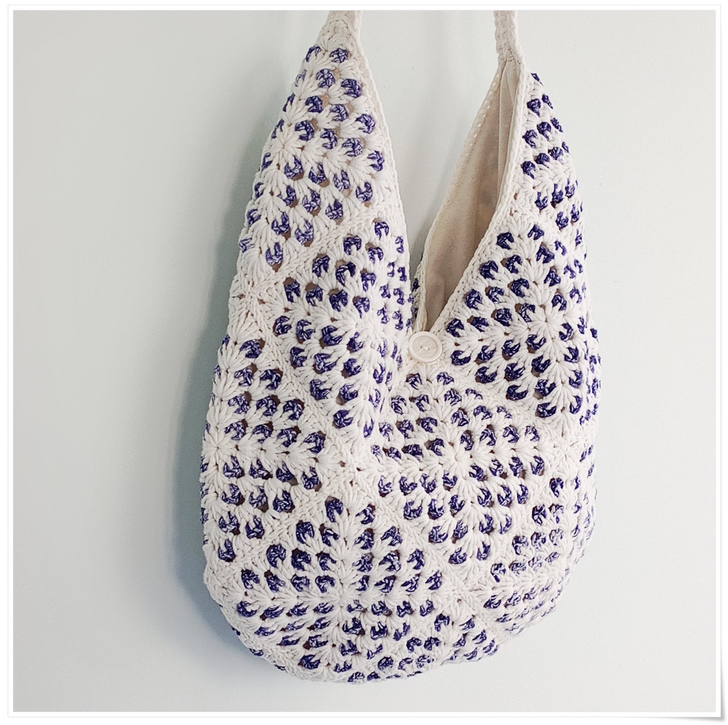Crochet Granny Square Cross Body Bag