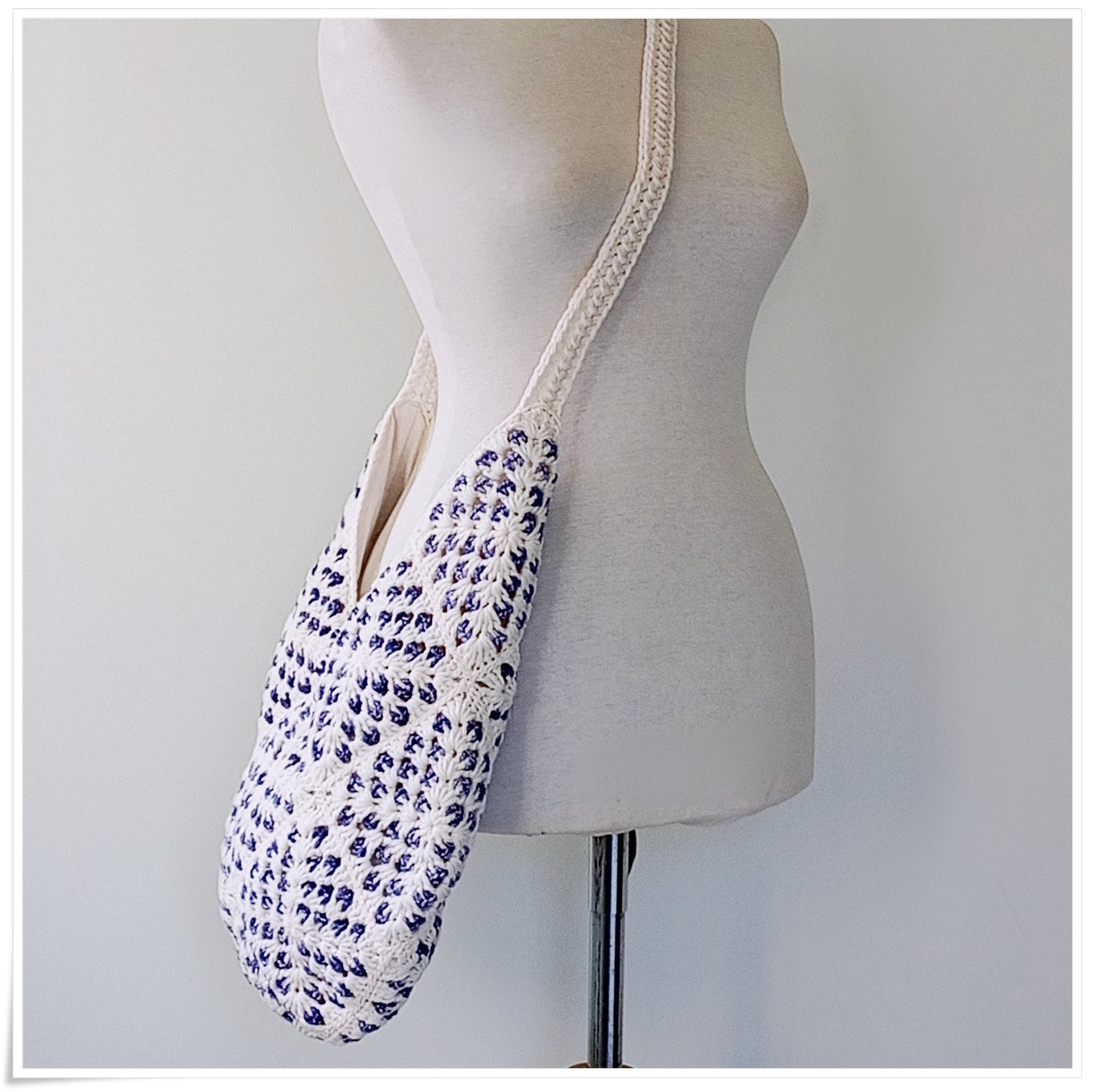 Crochet Granny Square Cross Body Bag