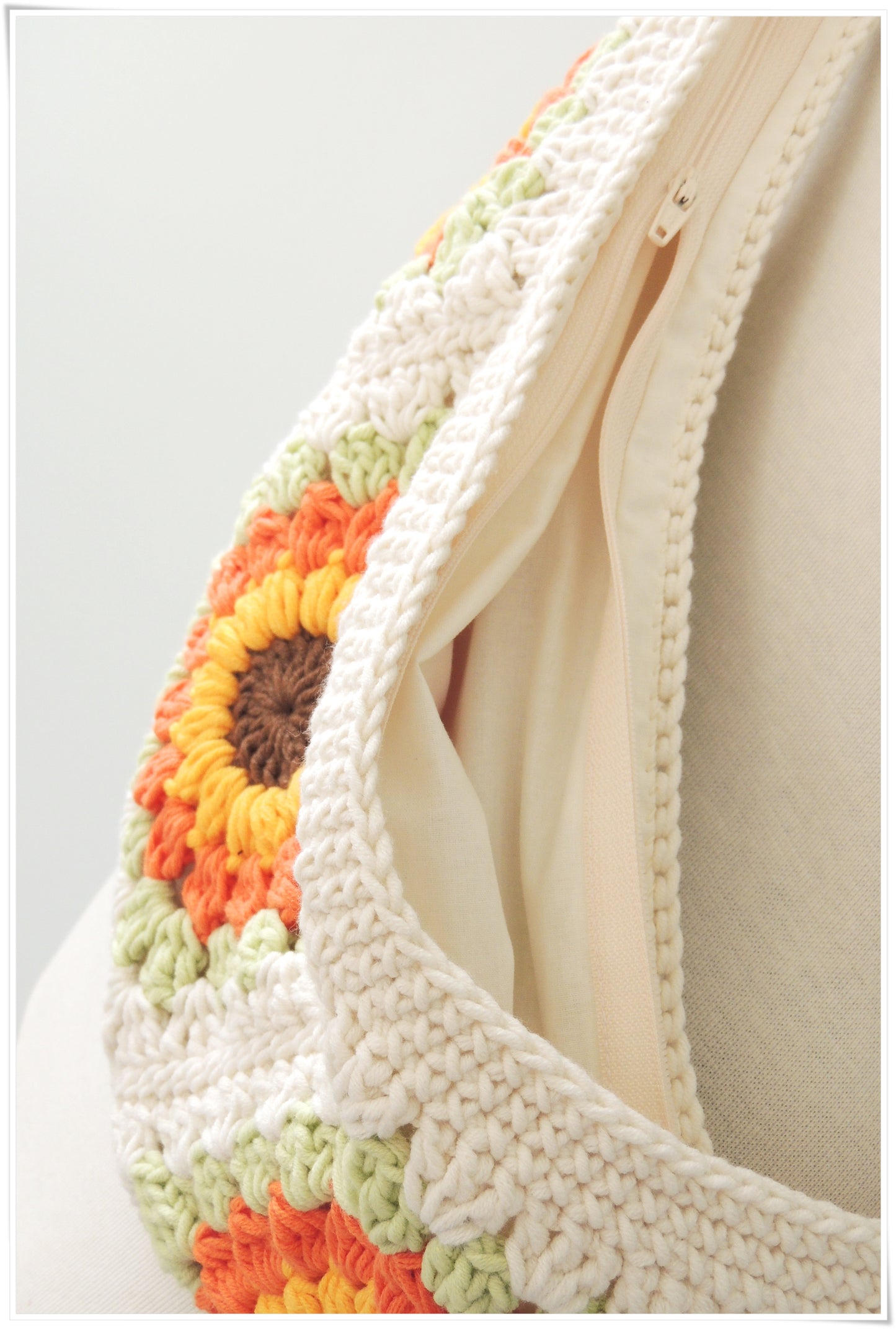 Sunflower Crochet Crossbody Bag, Sling FannyPack