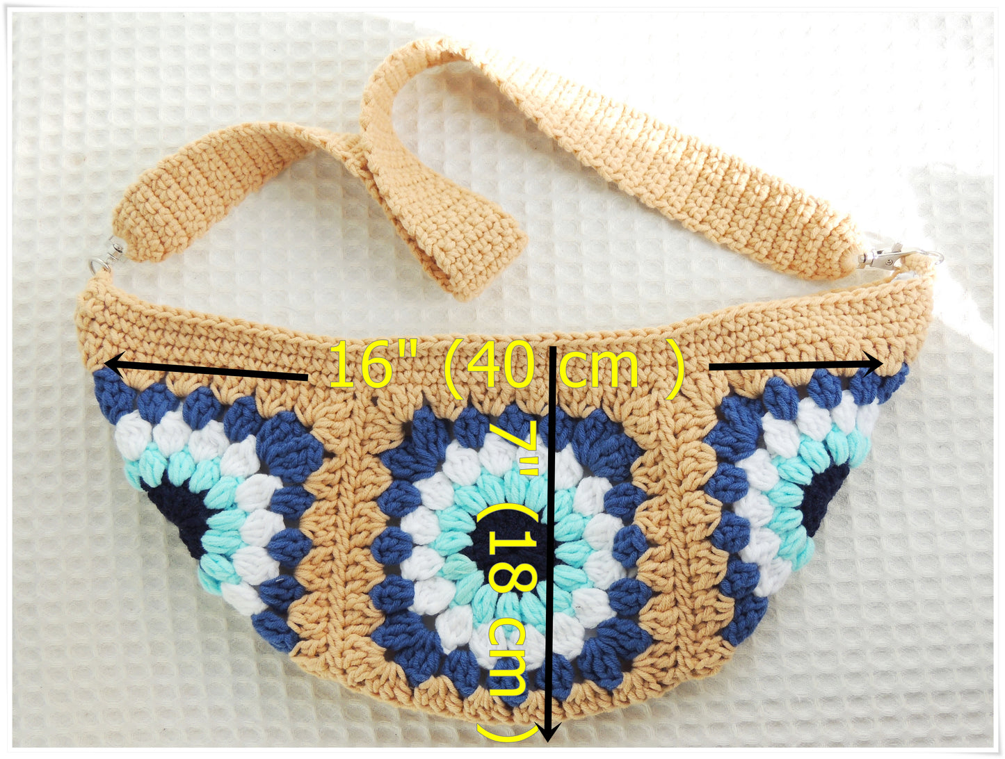 Crochet Small Crossbody Bag