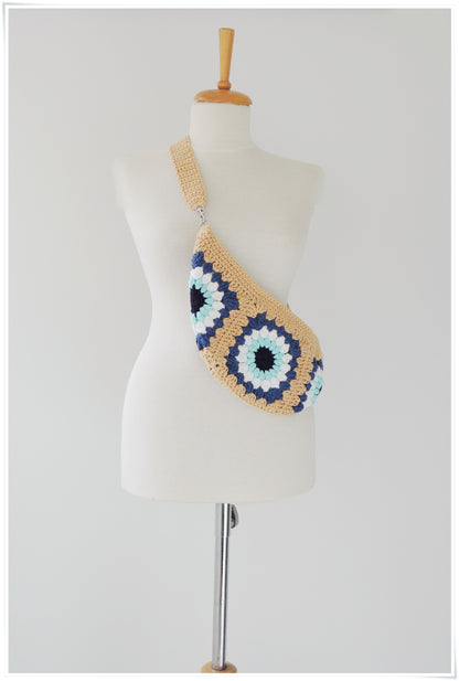 Crochet Small Crossbody Bag