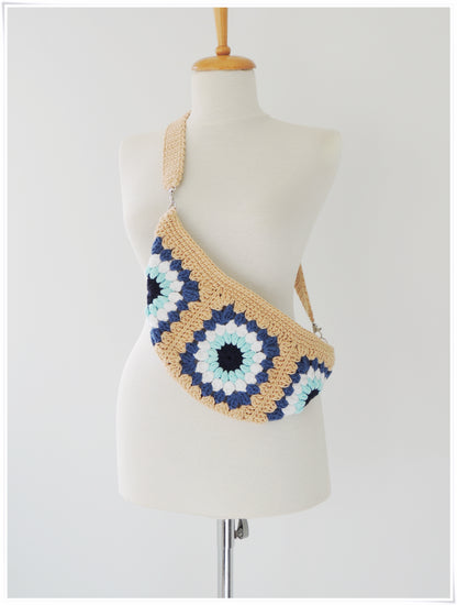 Crochet Small Crossbody Bag