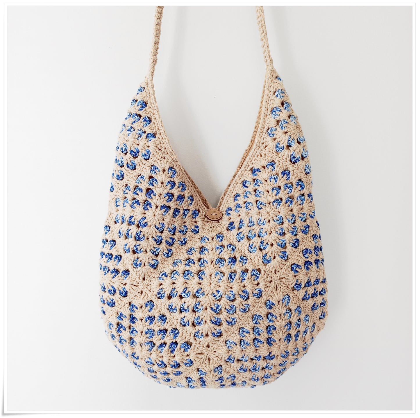 Crochet Granny Square Cross Body Bag