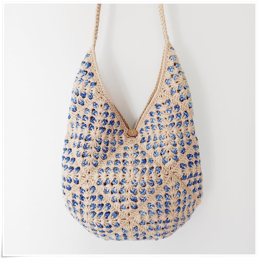 Crochet Granny Square Cross Body Bag