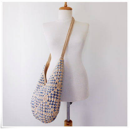 Crochet Granny Square Cross Body Bag