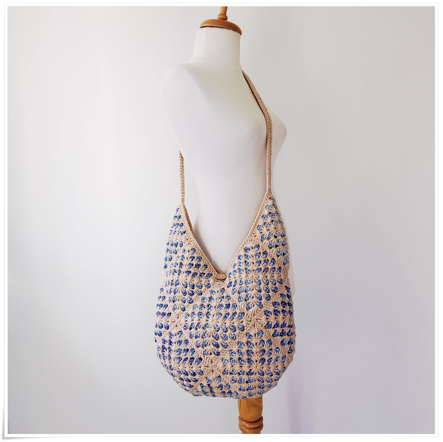 Crochet Granny Square Cross Body Bag