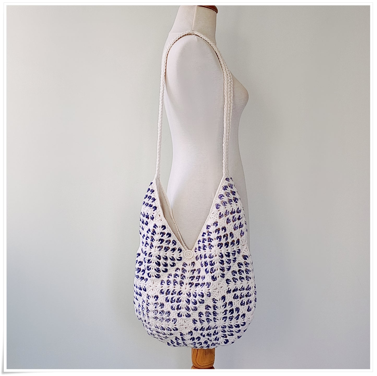 Crochet Granny Square Cross Body Bag