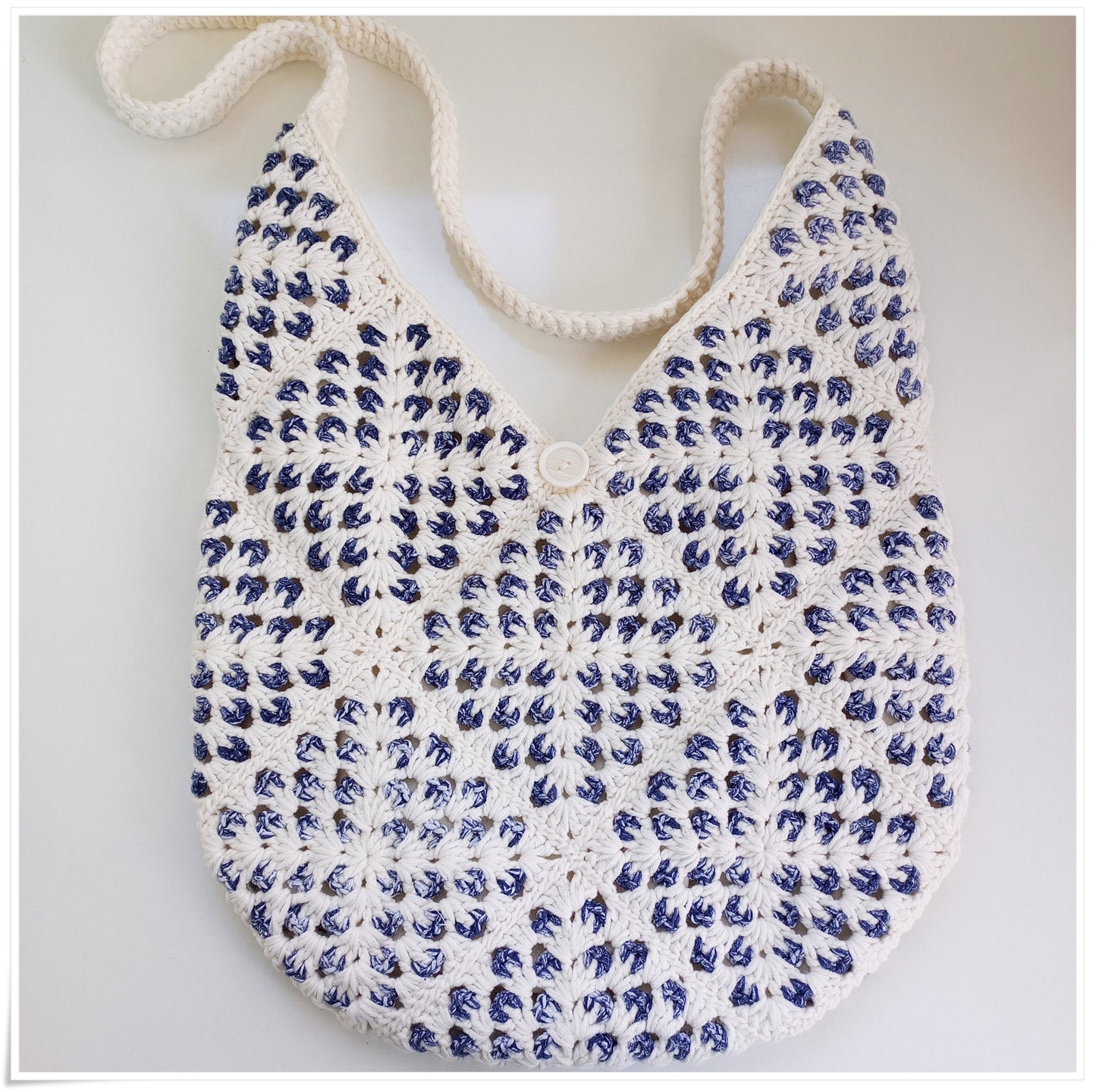 Crochet Granny Square Cross Body Bag